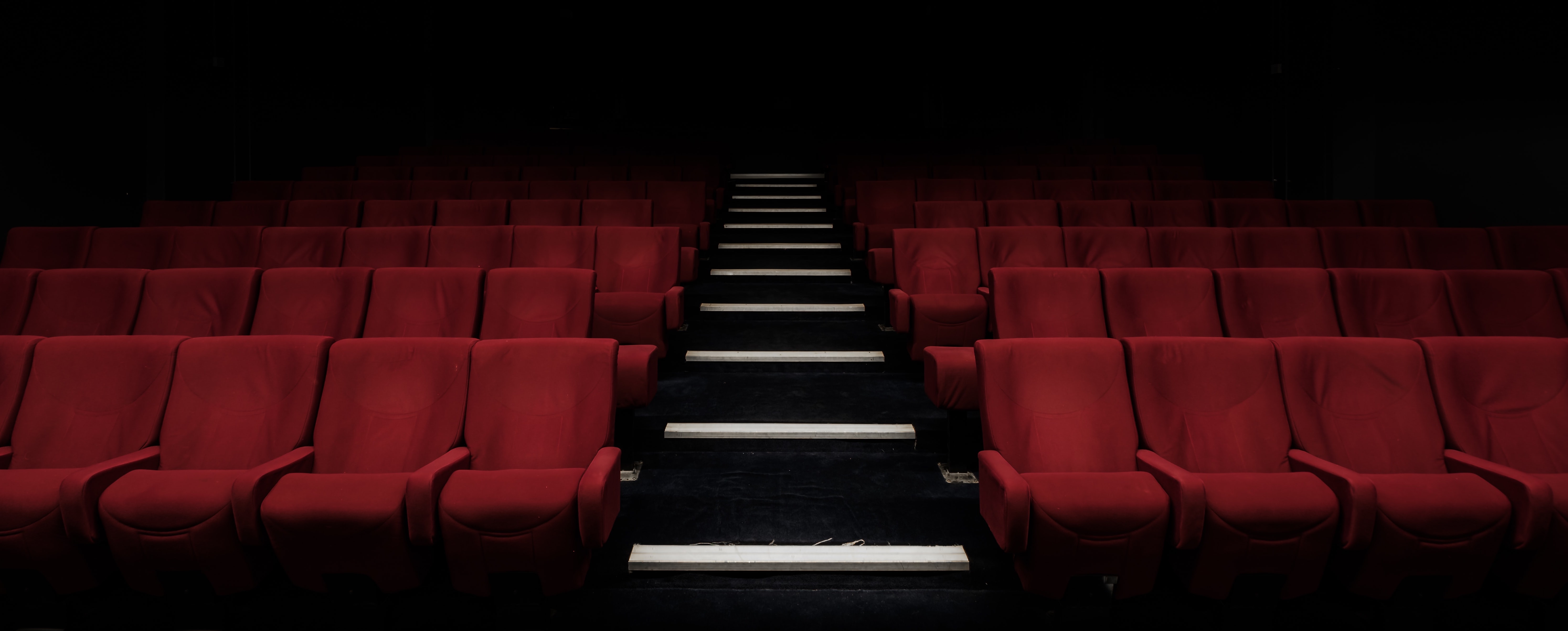 Empty theater seats